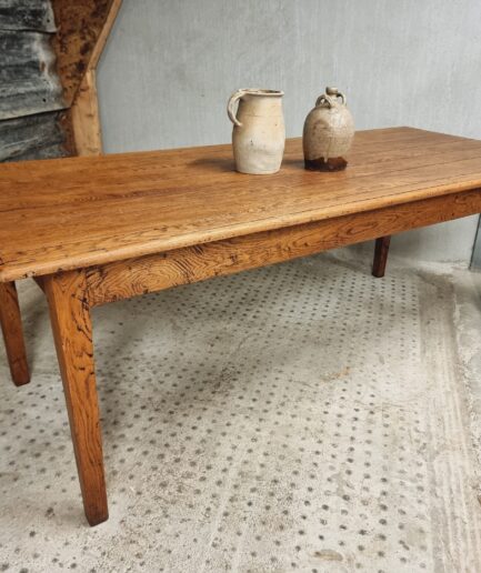 Old oak table dining table 90 x 210 cm